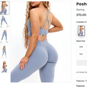 Buff Bunny Poshknit V Scrunch Legging